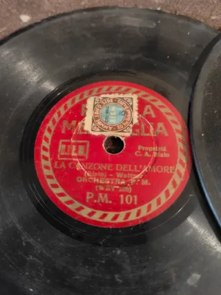 4 Dischi 78 giri 15cm Piccola Meraviglia