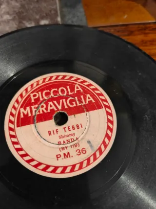 4 Dischi 78 giri 15cm Piccola Meraviglia