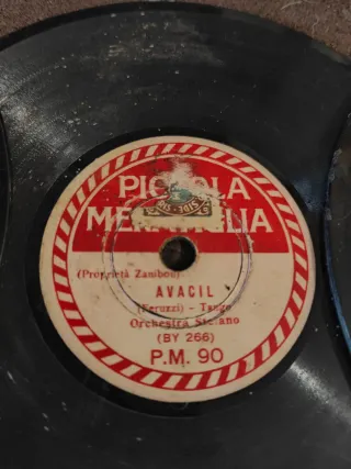 4 Dischi 78 giri 15cm Piccola Meraviglia