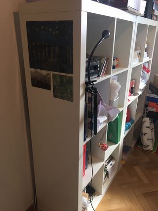 2 Estanterías Kallax Blancas IKEA