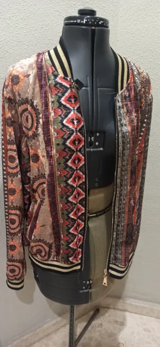 Chaqueta mujer abstracta talla M/L