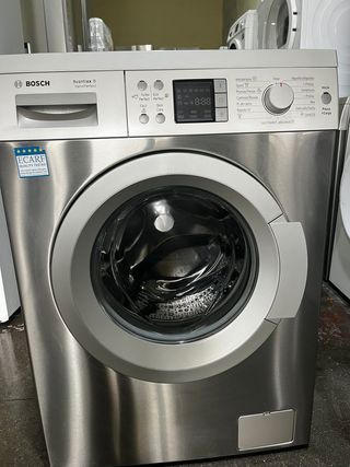 Lavadora Bosch 8kg 1200 RPM Acero Inoxidable