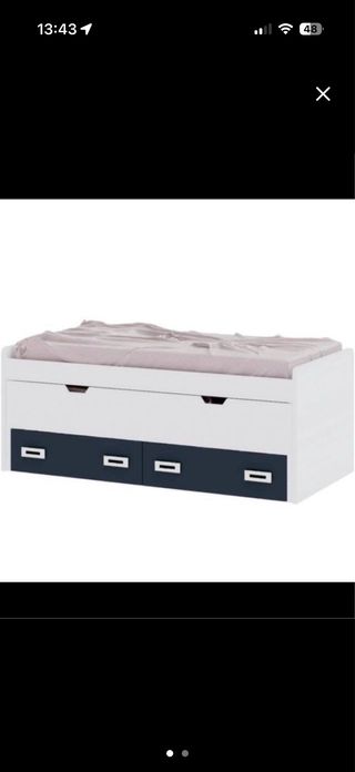 Cama nido con 2 colchones