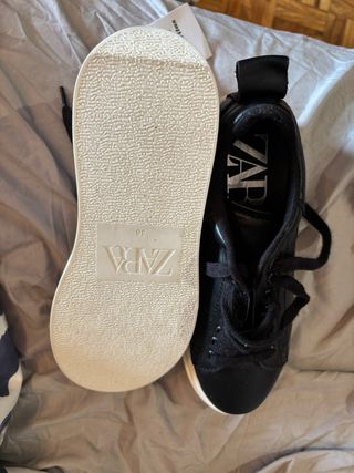 Zapatillas Zara Negras Plataforma