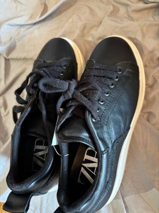 Zapatillas Zara Negras Plataforma
