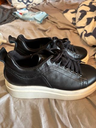 Zapatillas Zara Negras Plataforma