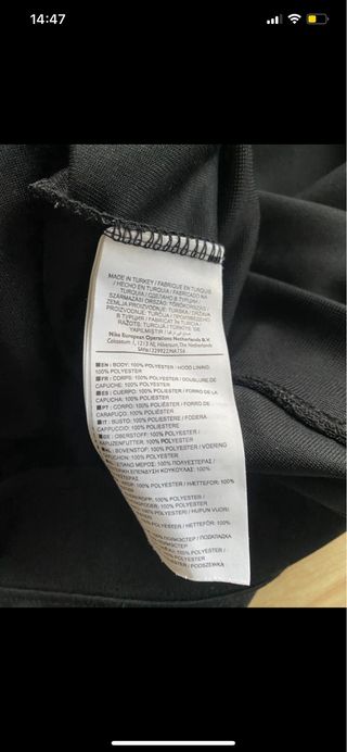 Conjunto chándal negro Nike