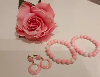 Vestido Flamenca Rosa Lunares