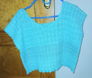 Chaleco crochet artesanal mujer