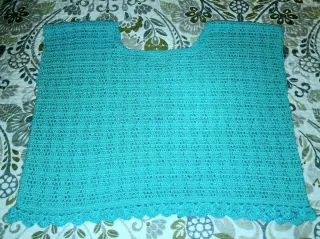 Chaleco crochet artesanal mujer