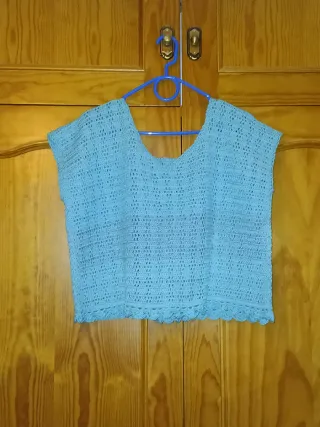 Chaleco crochet artesanal mujer