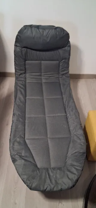 Cama plegable de tela