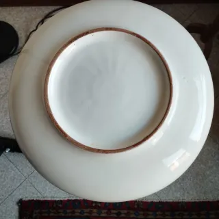 Vaso in  ceramica bianco pesante