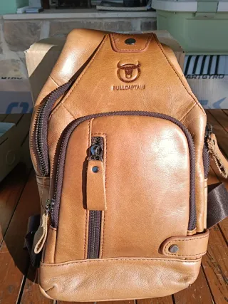 Bolso Mochila Bullcaptain Marrón