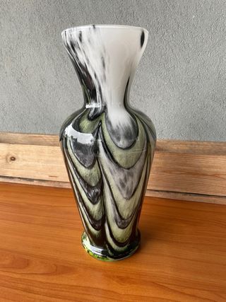 Vaso Vetro soffiato artistico Murano Anni '70