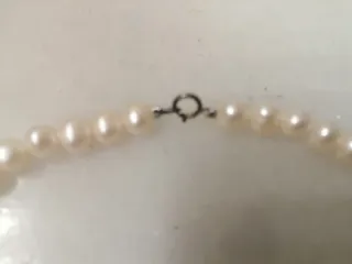 Gargantilla Perlas Cierre Plata Ley