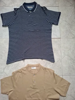 MANGO ZARA SPRINGFIELD 3 Camisetas Talla M Hombre