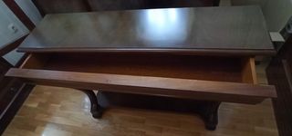 Mueble recibidor clásico madera maciza