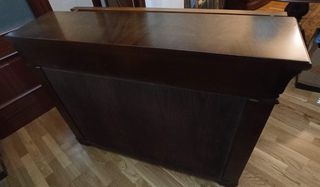 Mueble recibidor clásico madera maciza