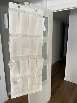 Zapatero colgante de tela