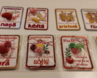 Martisoare varios y personalizados.