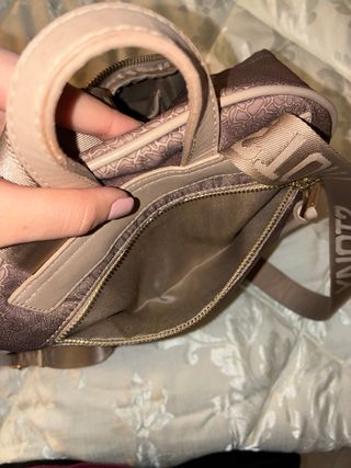 Zainetto YNOT?  marrone con logo dorato