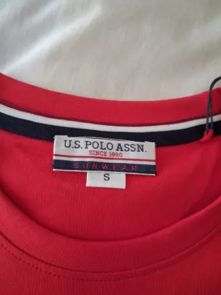 Camiseta US Polo ASSN Hombre Talla S Roja