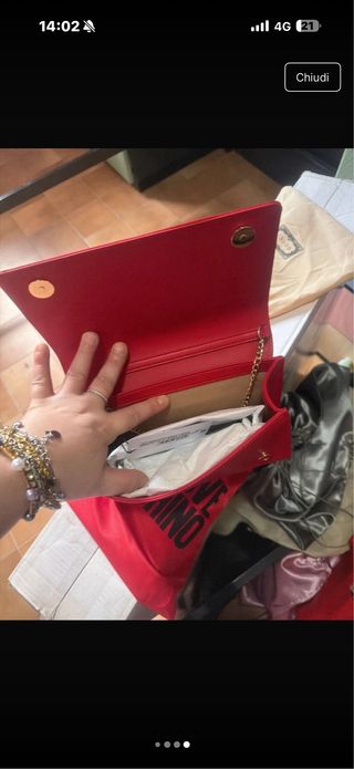Borsa Love Moschino rossa
