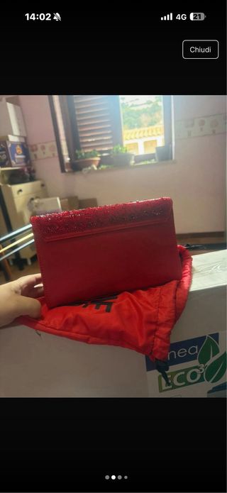 Borsa Love Moschino rossa