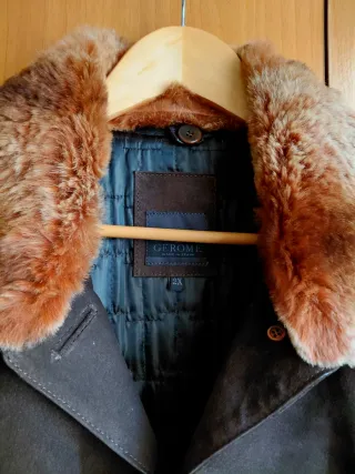 Abrigo Piel Gerome para mujer Marrón