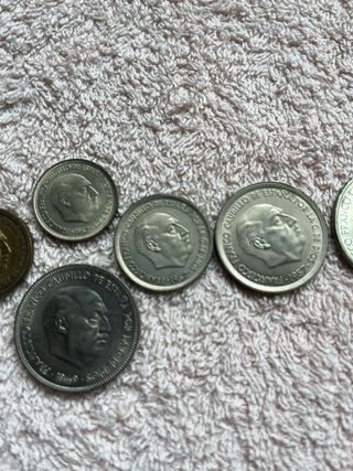 Monedas Pesetas Franco - Tirada Completa