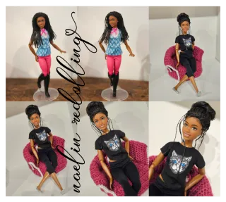 Barbie articulated "naelin redolling"