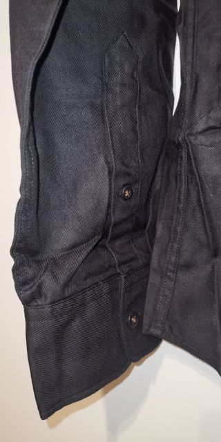 Camisa Mango Negra Talla M Slim Fit Nueva