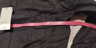 Camisa Mango Negra Talla M Slim Fit Nueva