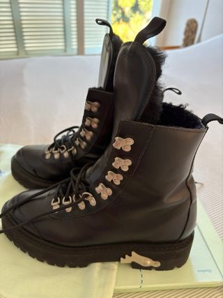 Botas Off-White Piel Hiking Talla 39