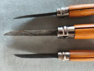 3 Coltellini Opinel Legno n9 e 2 n6