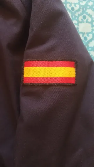 Chaquetón militar azul aire