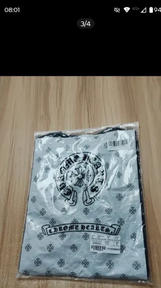 T-shirt Chrome Hearts nera