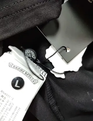 T-shirt Chrome Hearts nera