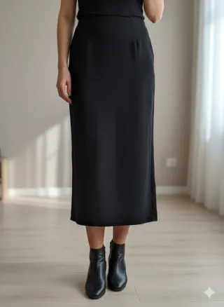 Gonna lunga Th-Es taglia forte vita 43 cm