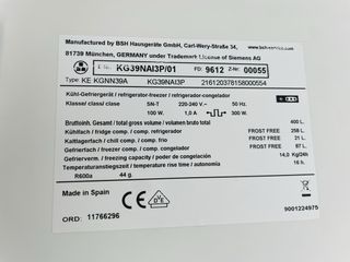 Frigorífico Siemens Combi 2mts - Como nuevo