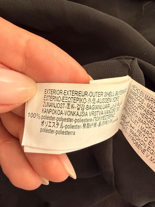 Vestido largo negro Zara