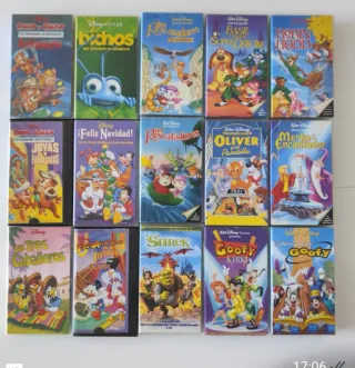 Películas VHS Disney Originales