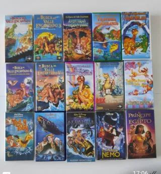 Películas VHS Disney Originales