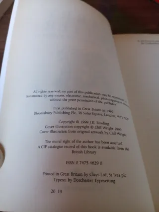 First Edition -Harry Potter, libros del 2 al 7