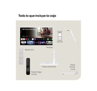 Monitor LG Smart con soporte