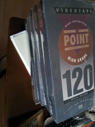 VHS HG High Grade 4 Cassette Vhs vergine 120 minut