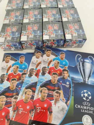 Lote 12 Cajas Topps UEFA Champions League 15 16