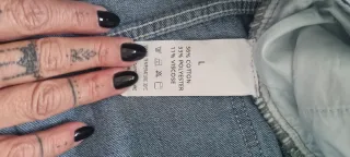 Pantalón vaquero oversize azul