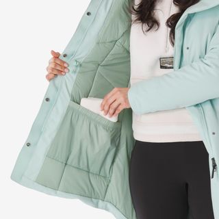 Parka de montaña y nieve impermeable Mujer Quechua NH500